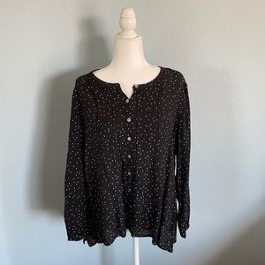 J. Jill Long sleeve button down shirt. Sz LP